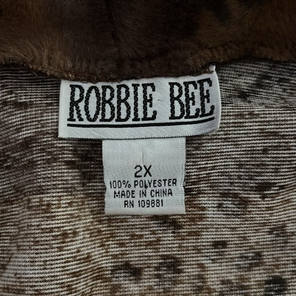 ROBBIE BEE Small outing leopard fur jacket - Picture 4 of 4
